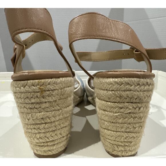 Naturalizer Ombré Blue Tones Espadrille Wedge Sandals - Picture 3 of 7